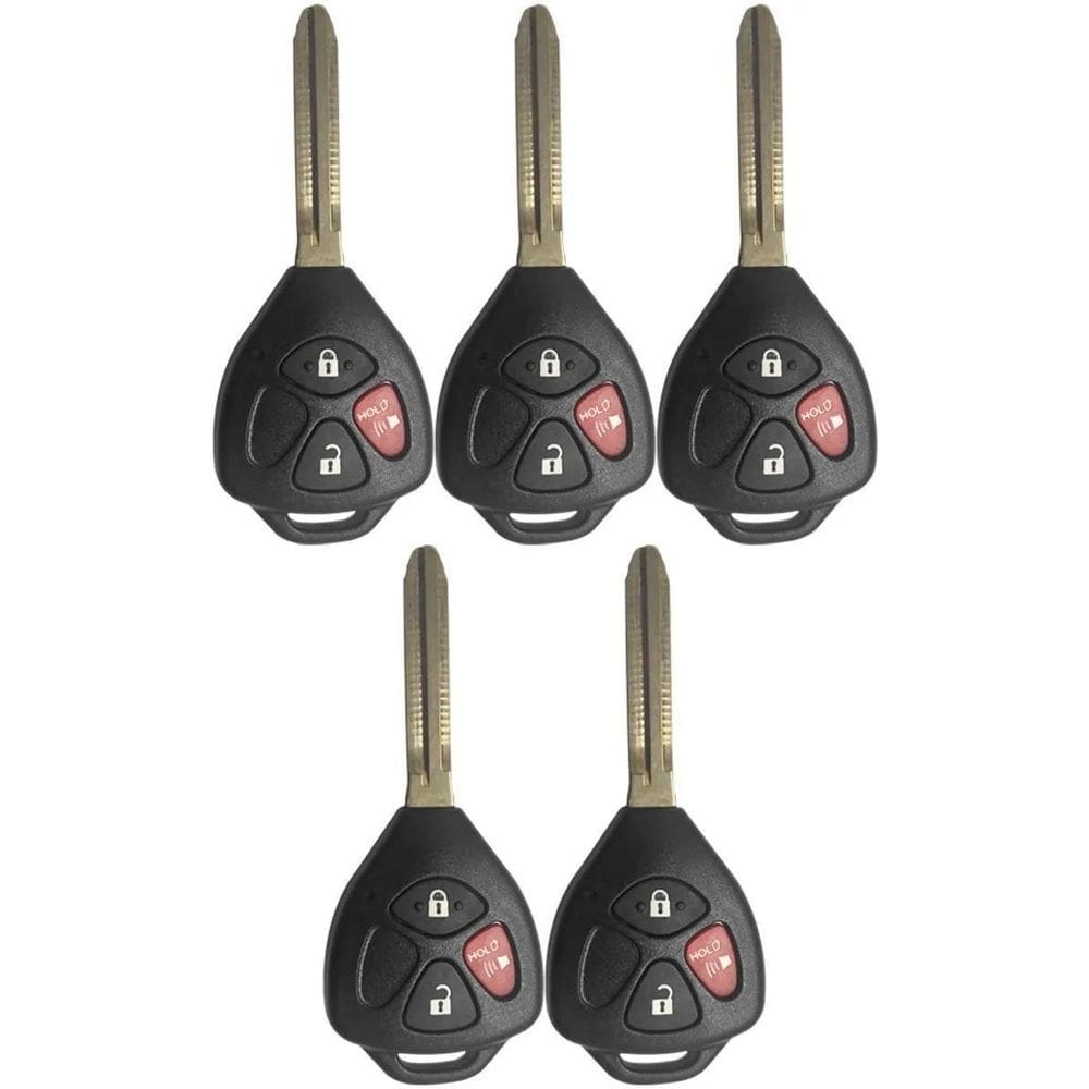 Carcaça Oca Chave Toyota Hilux Sw4 2 Botões E Pânico