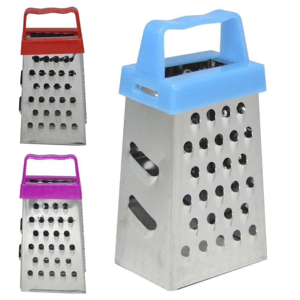 Mini Ralador Inox 3 Faces Magnetico Alca De Plastico 3`` 7,5