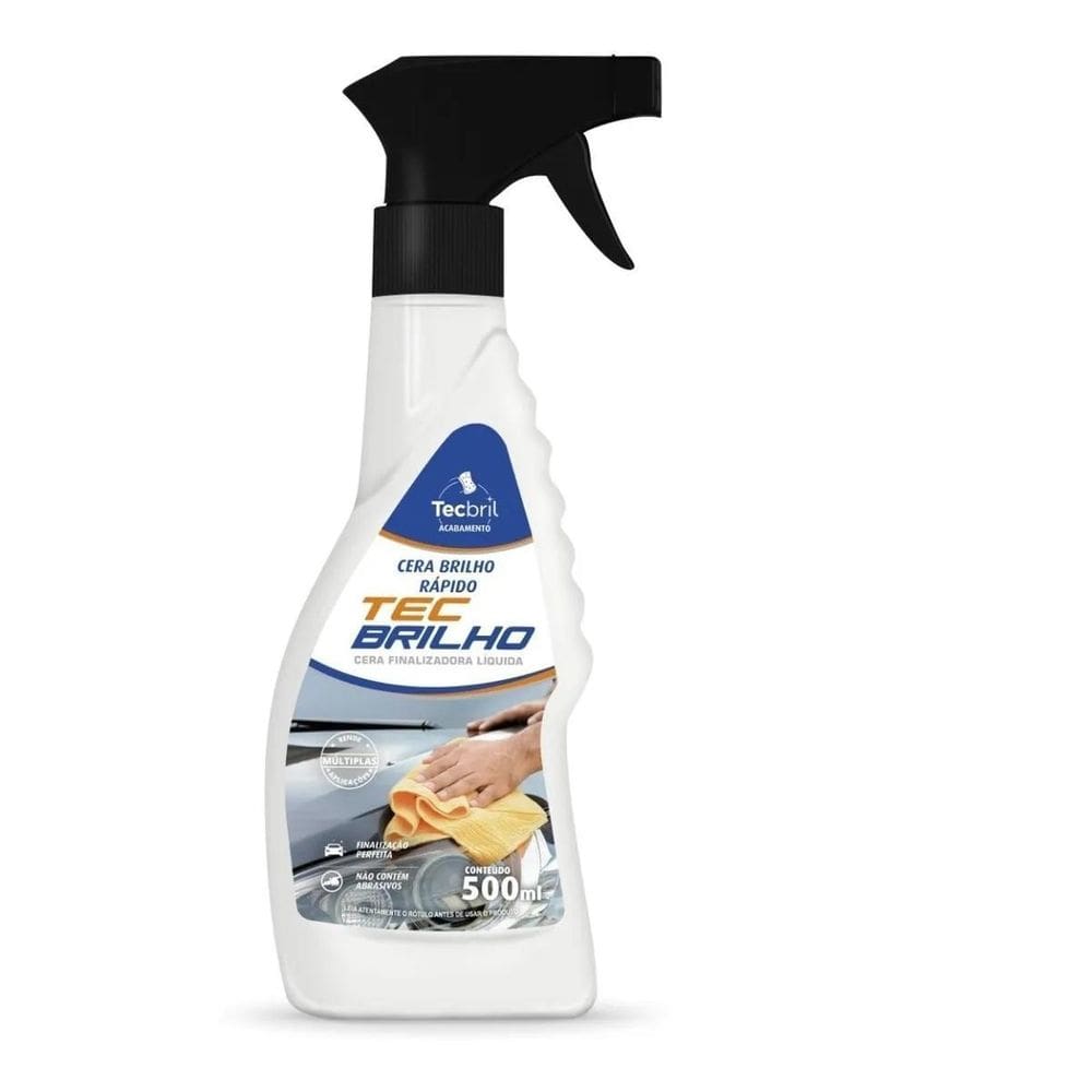 Cera Automotiva Liquida Tecbril Spray Carnaúba Finalizadora