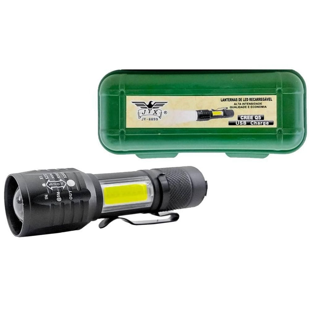 Mini Lanterna Com Lampião 3 Modos - Camping