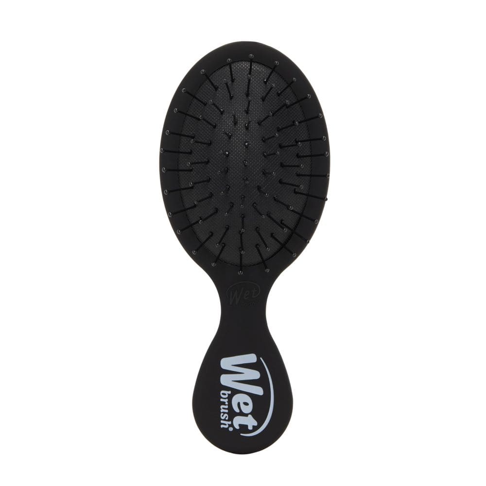 Escova de Cabelo Wet Brush Mini Desembaraçadora Preto Frost para Viagem