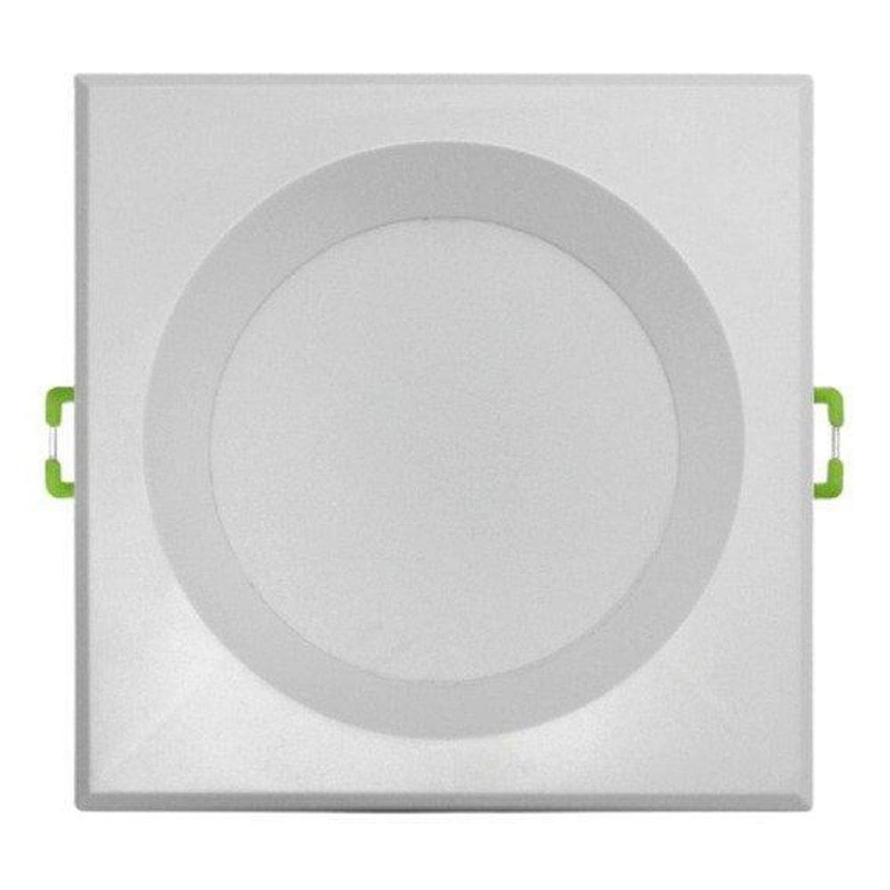 Luminária Kian Quadrada Led Embutir Confort 18W 6000K - Luz
