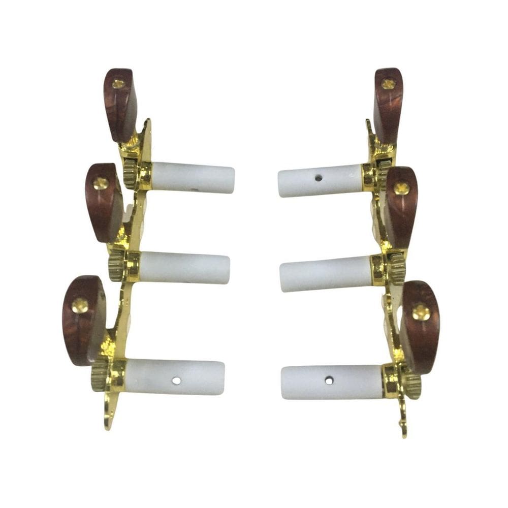 Tarraxa Violão Clássico Pino Grosso Rvc20Dt Dourada Tortoise