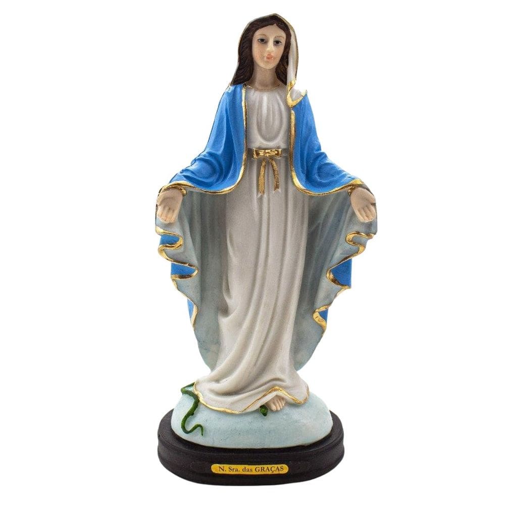 Imagem Nossa Senhora Das Graças Resina 22 Cm