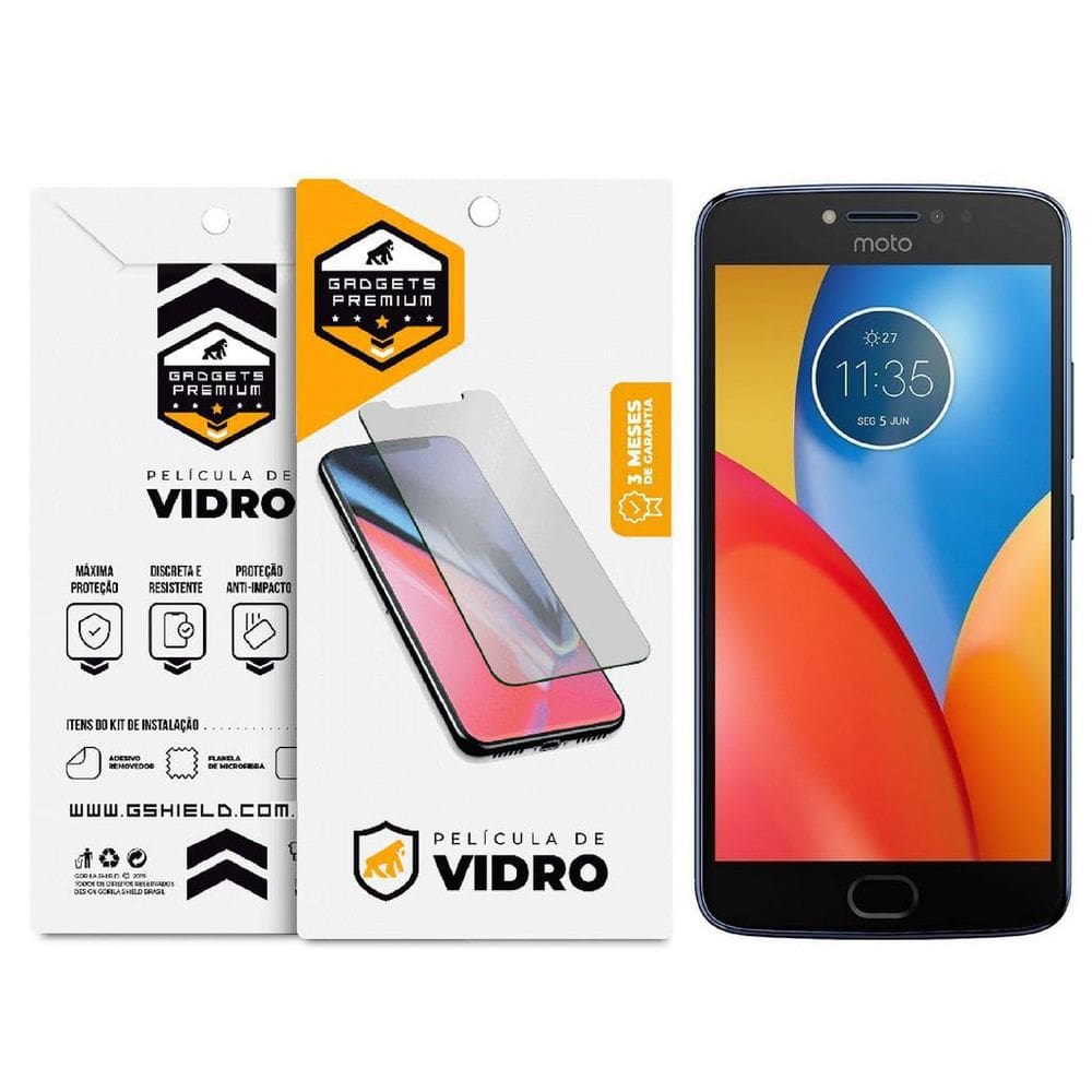 Película De Vidro Dupla Para Motorola Moto E4 Plus - Gshield