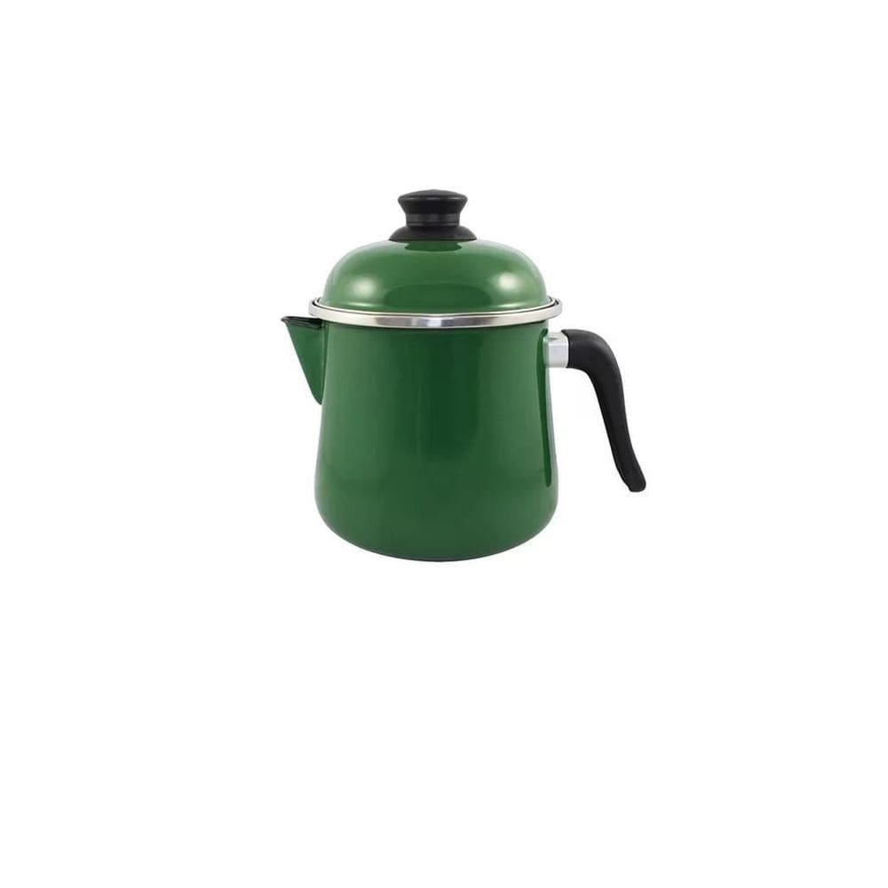Leiteira Bule Em Agata Esmaltado 2L: Sabor E Tradição Verde