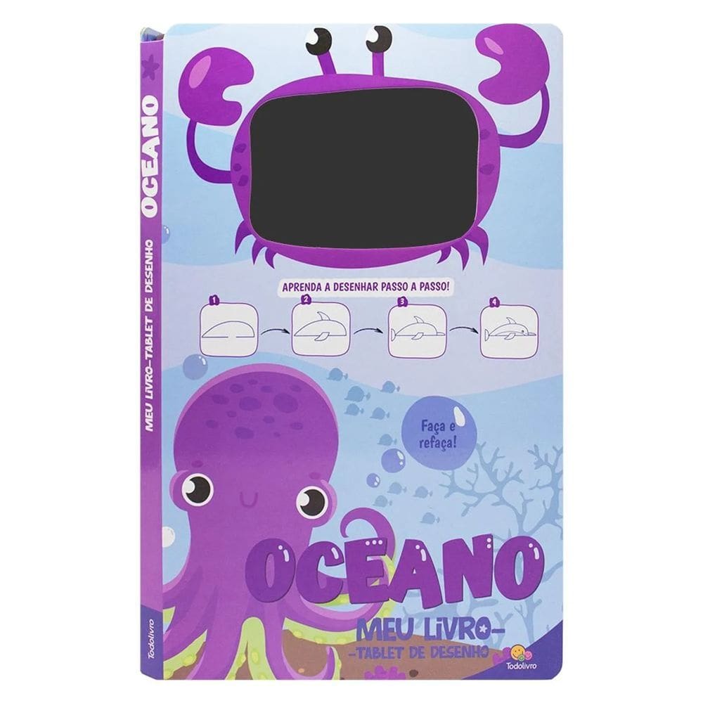 Meu Livro Tablet De Desenho Oceano - Todolivro