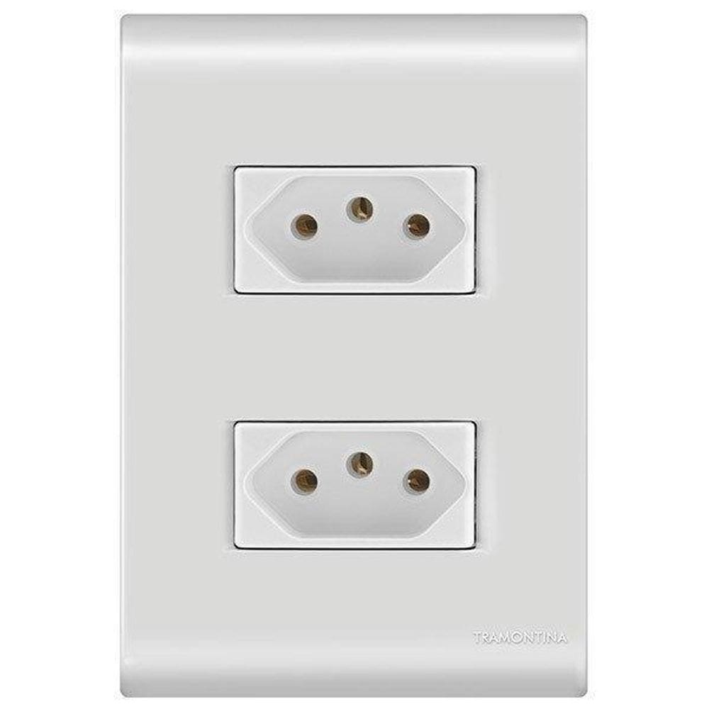 Conjunto 1 Tomada 10A + 1 Tomada 20A - Tramontina Liz