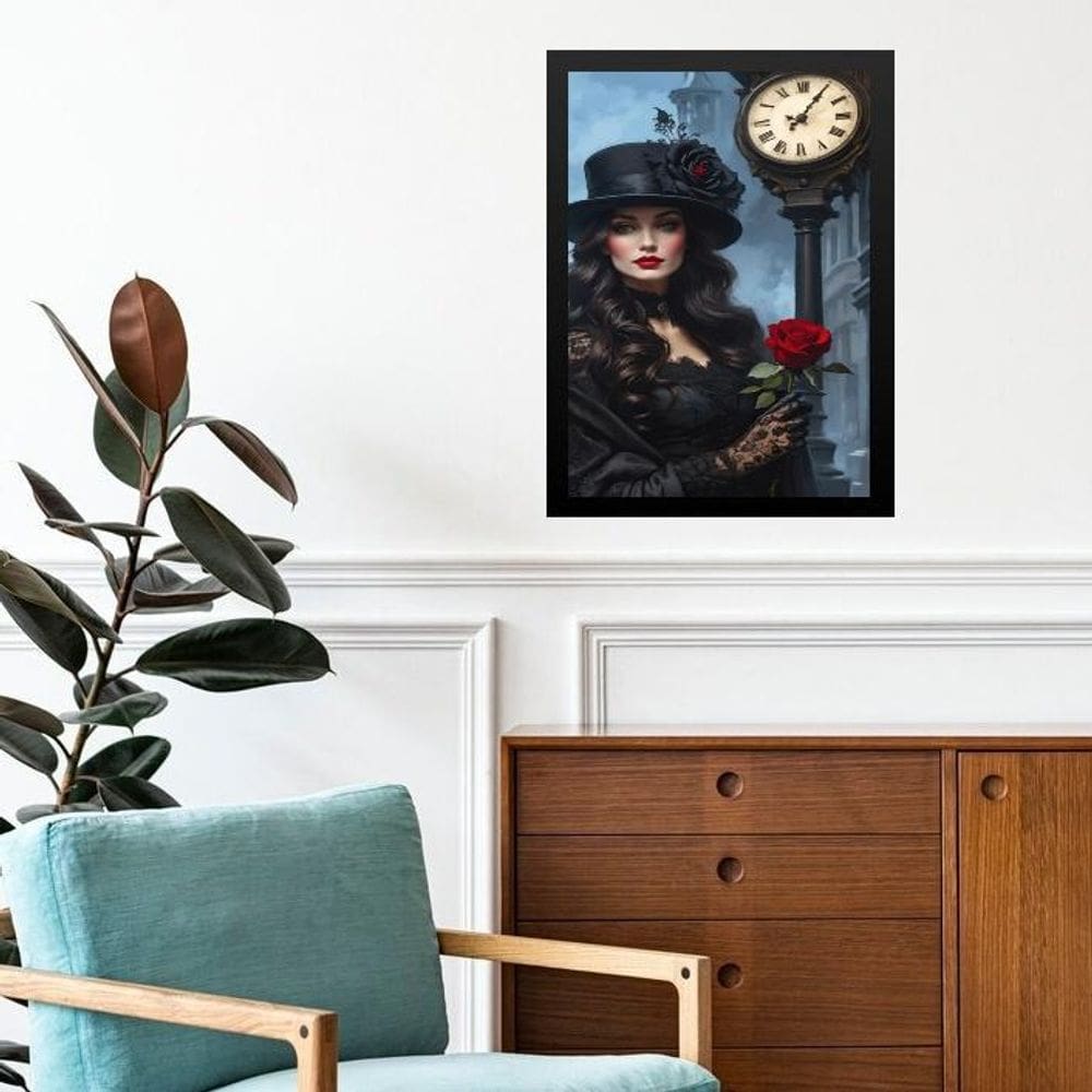 Quadro Umbanda Dama Da Noite 33X24Cm