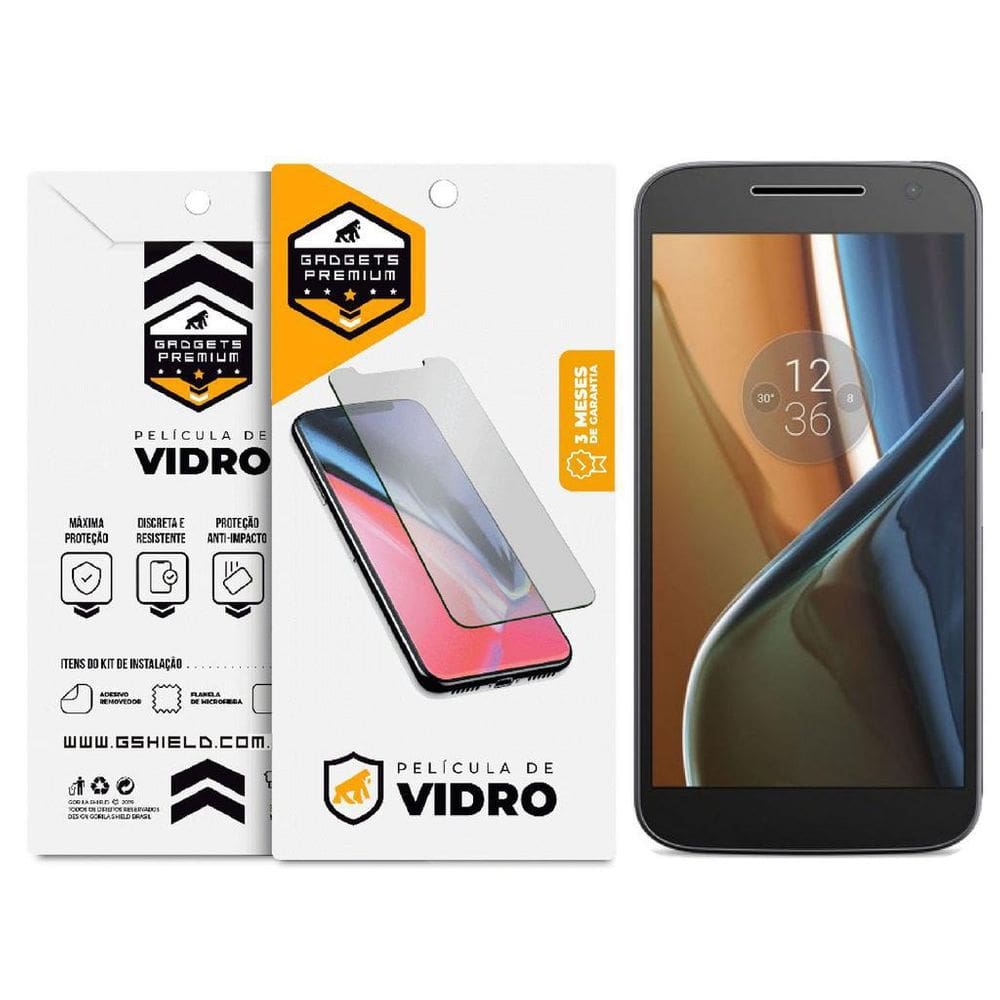 Pelicula De Vidro Dupla Para Motorola Moto G4 - Gshield