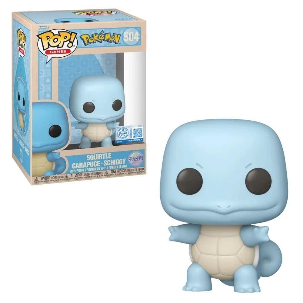 Boneco Funko Pop! Pokémon - Squirtle (soft Color)