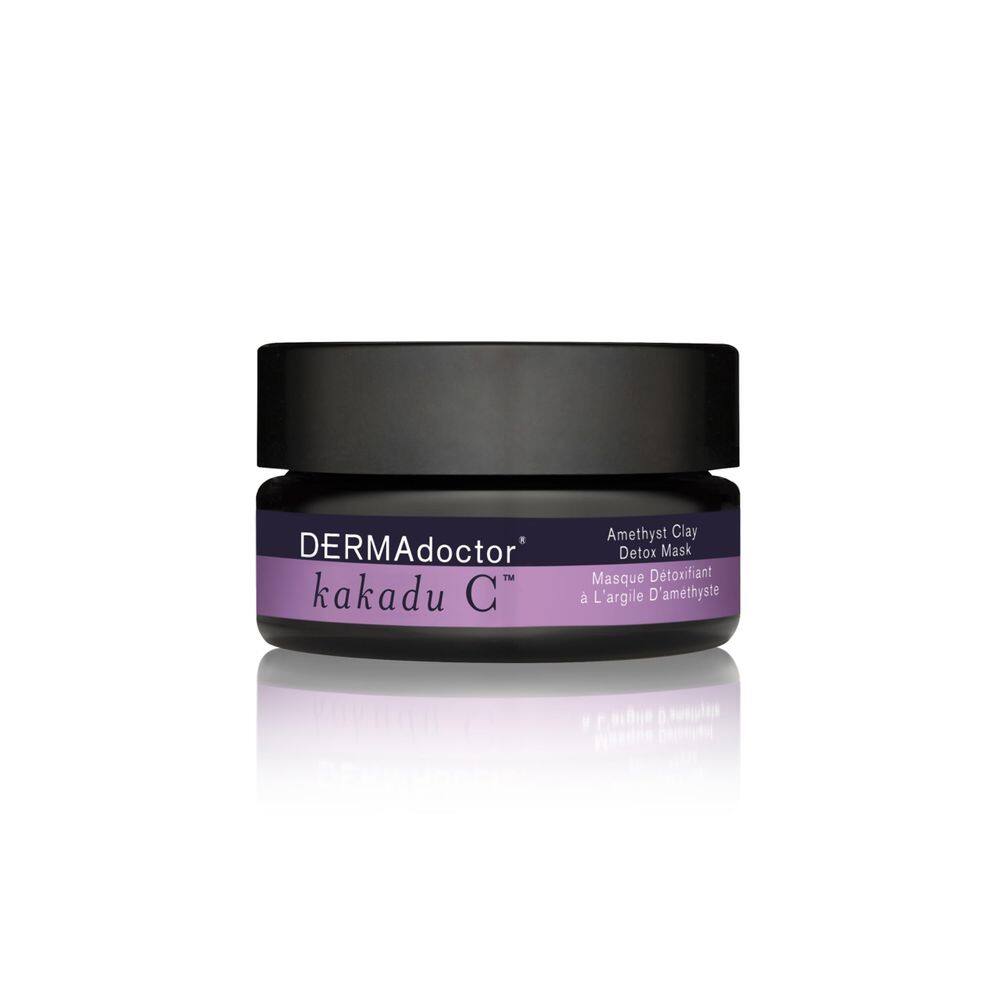 Máscara facial DermaDoctor Kakadu C Amethyst Clay 50mL com vitamina C