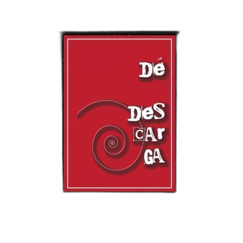 Quadro Banheiro Dê Descarga 24X18Cm Preta