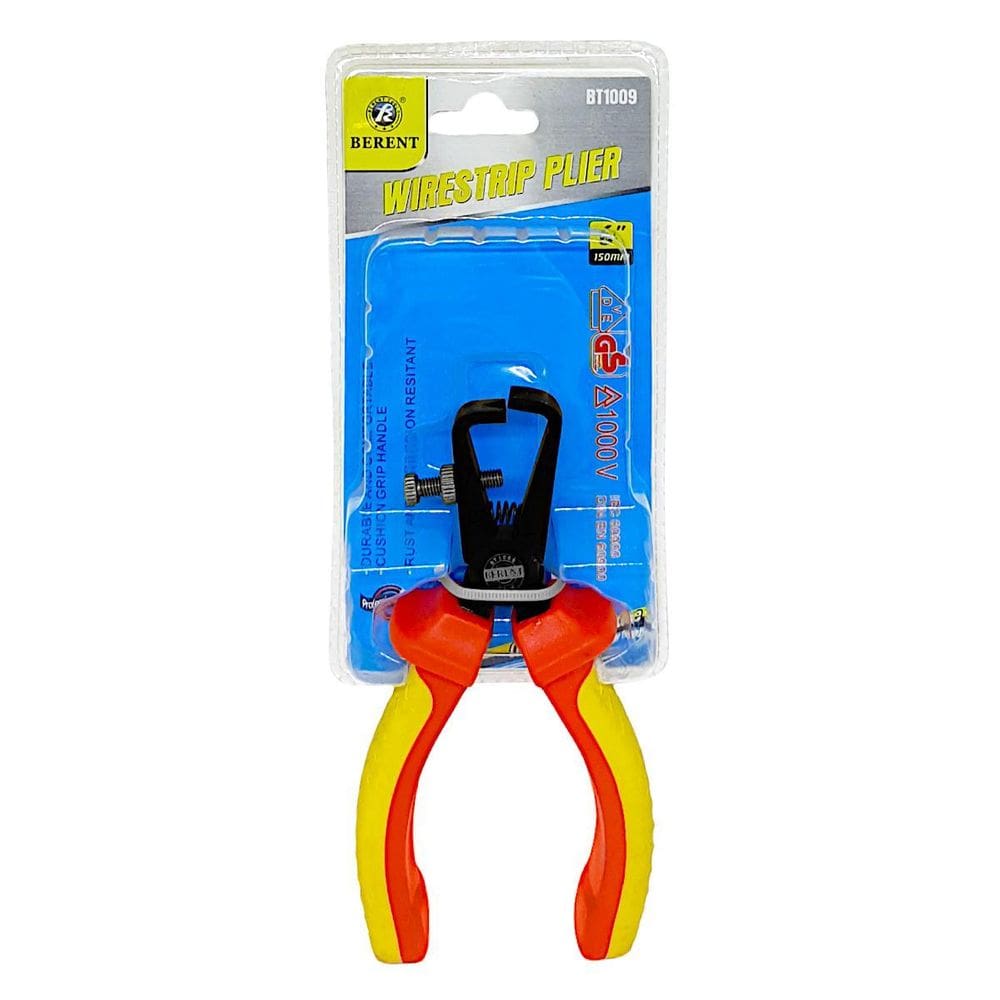 Alicate Decapador Cabo Isolado 6Mm Berent Bt1009