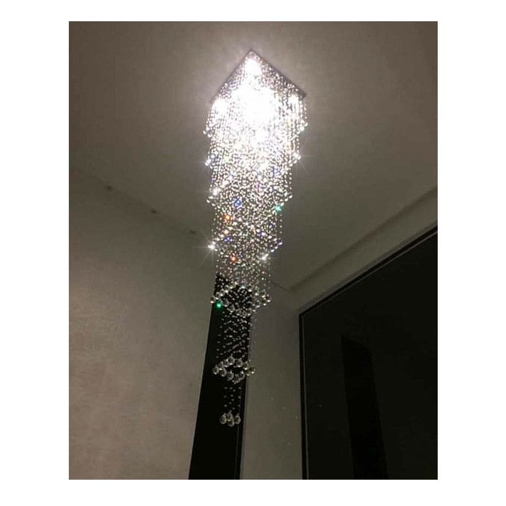 Lustre de cristal Legítimo 2 metros de altura quadrado