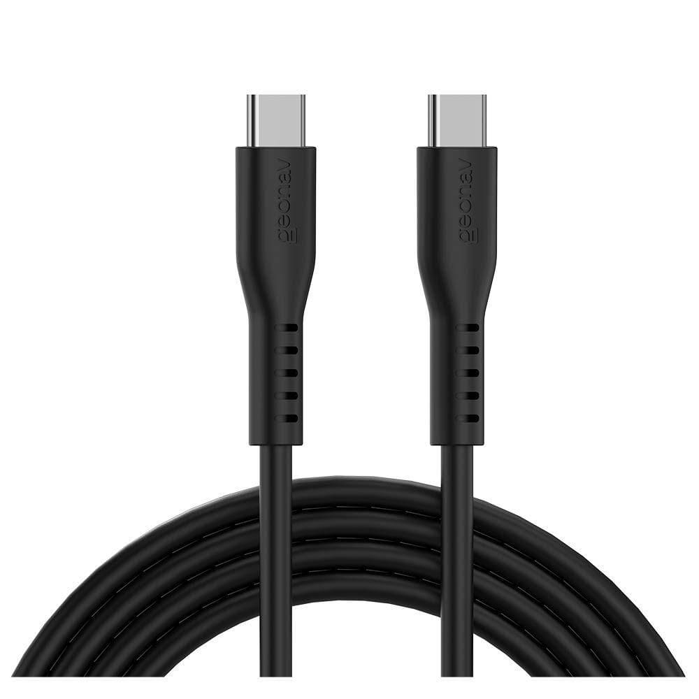Cabo USB-C 2.0 Em Silicone 1,5M Preto ESC06SBK Geonav