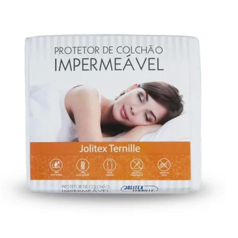 Protetor de Colchão Capa Impermeável King Jolitex Branco
