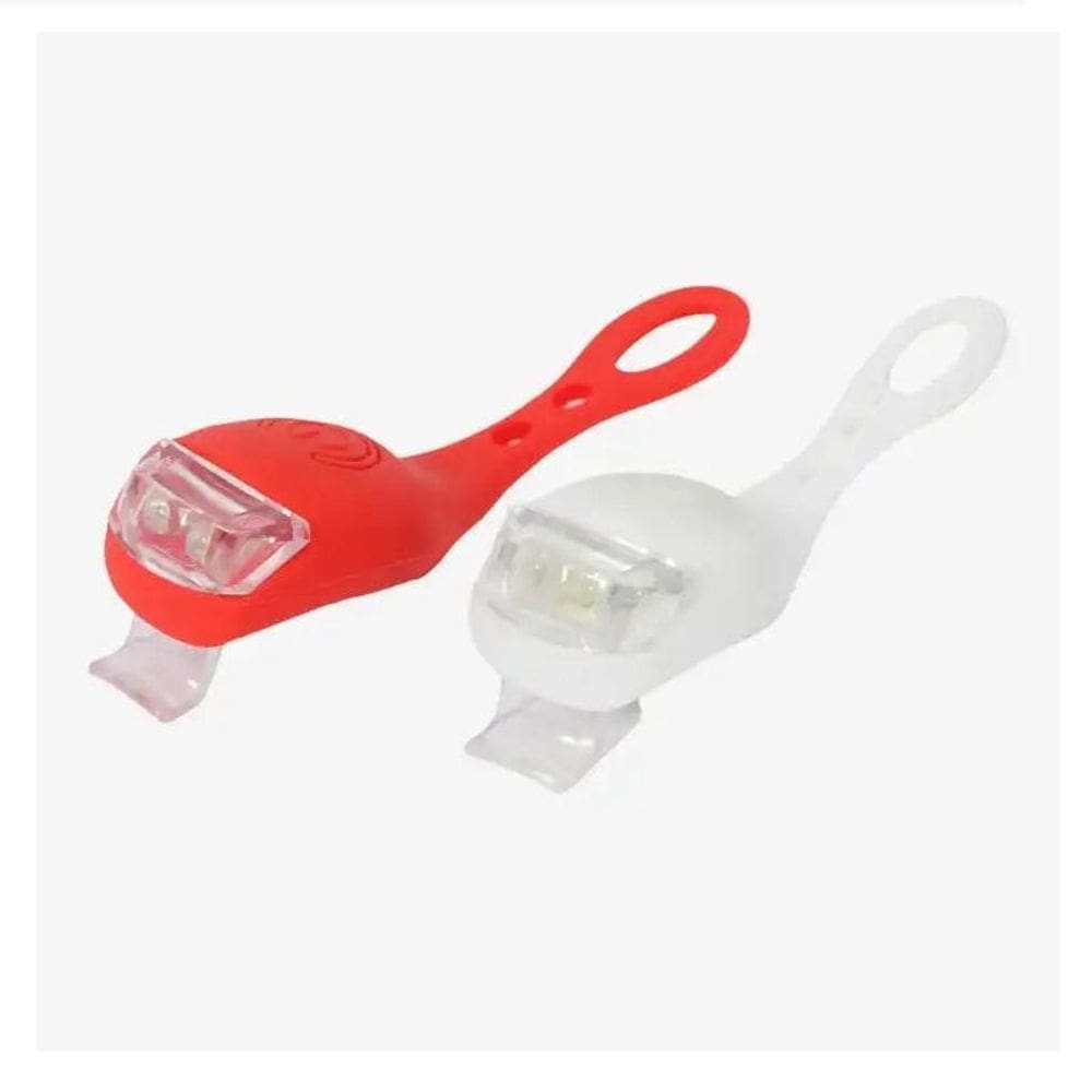 Farol Dianteiro Bicicleta Kit 2 Lanterna Sinalizador Pisca