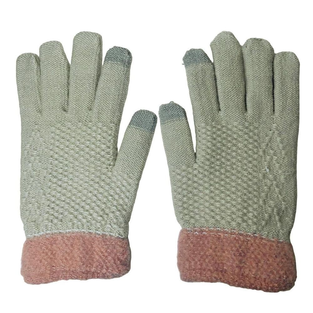 Luva Inverno Feminina Redstar Winter Touch Screen Tricô Lã