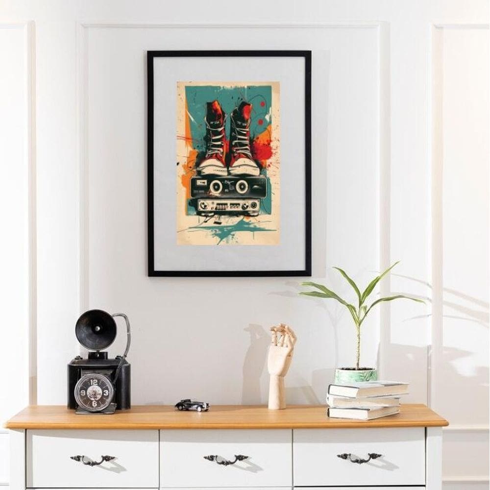 Quadro Hip Hop Art - 60X48Cm