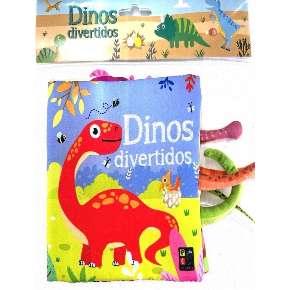 Livro De Tecido Dinos Divertidos