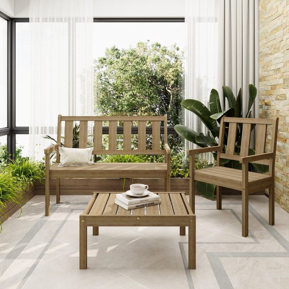 MP - Conjunto para Jardim de Madeira 100 Euc