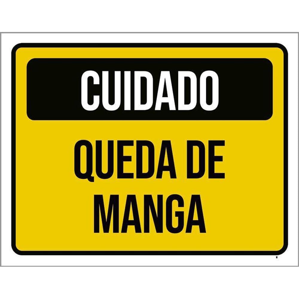 Kit 3 Placas Cuidado Quedra De Manga