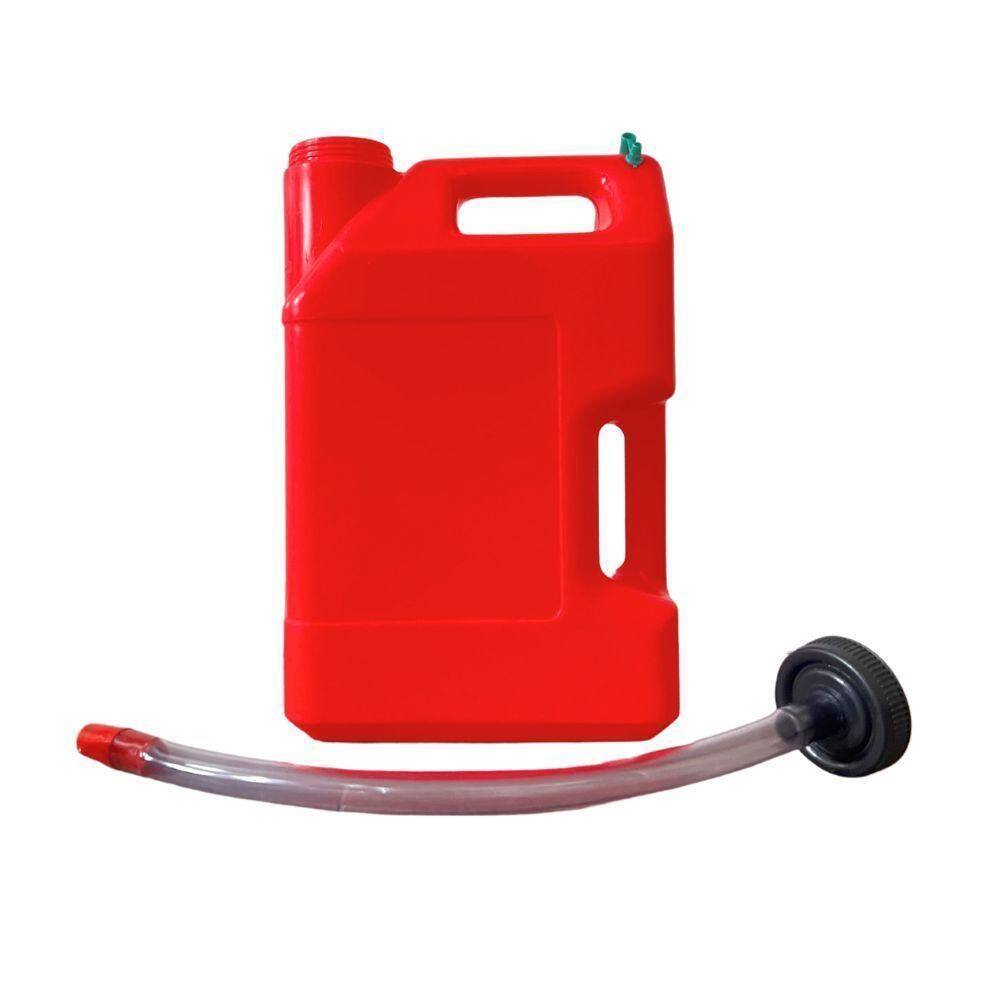 Galão 10 Litros Com Mangueira Abastecimento - Vermelho Neon