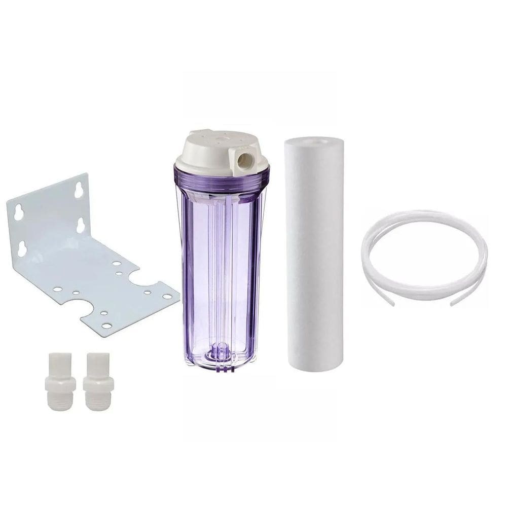 Carcaça Transparente 10 Com Suporte E Polipropileno 5 Micras