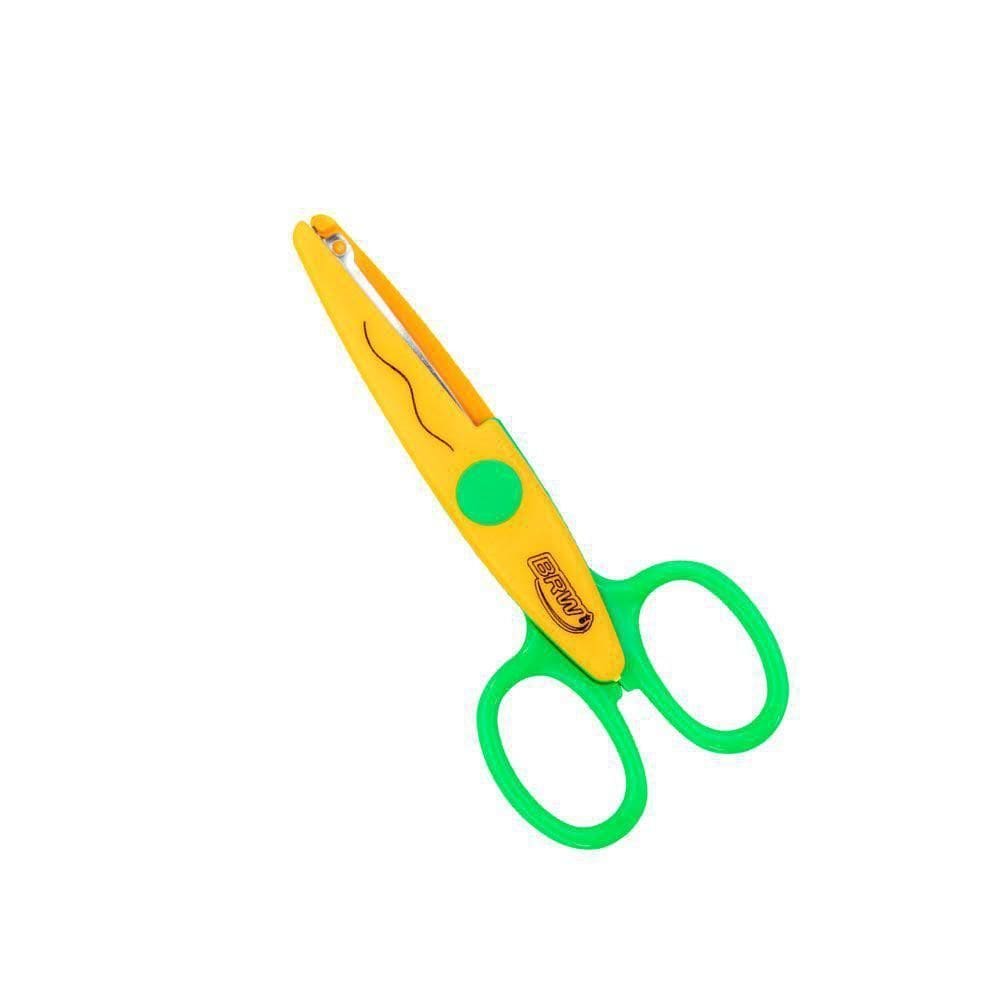 Tesoura De Picotar Papel Decorativa Curva Brw 01Un