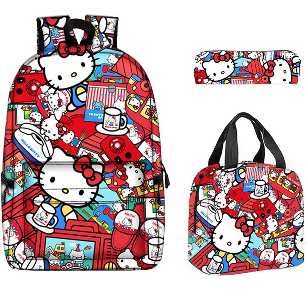 Mochila Escolar QICDUIGK de Dibujos Animados, Linda y Ligera para Niñas