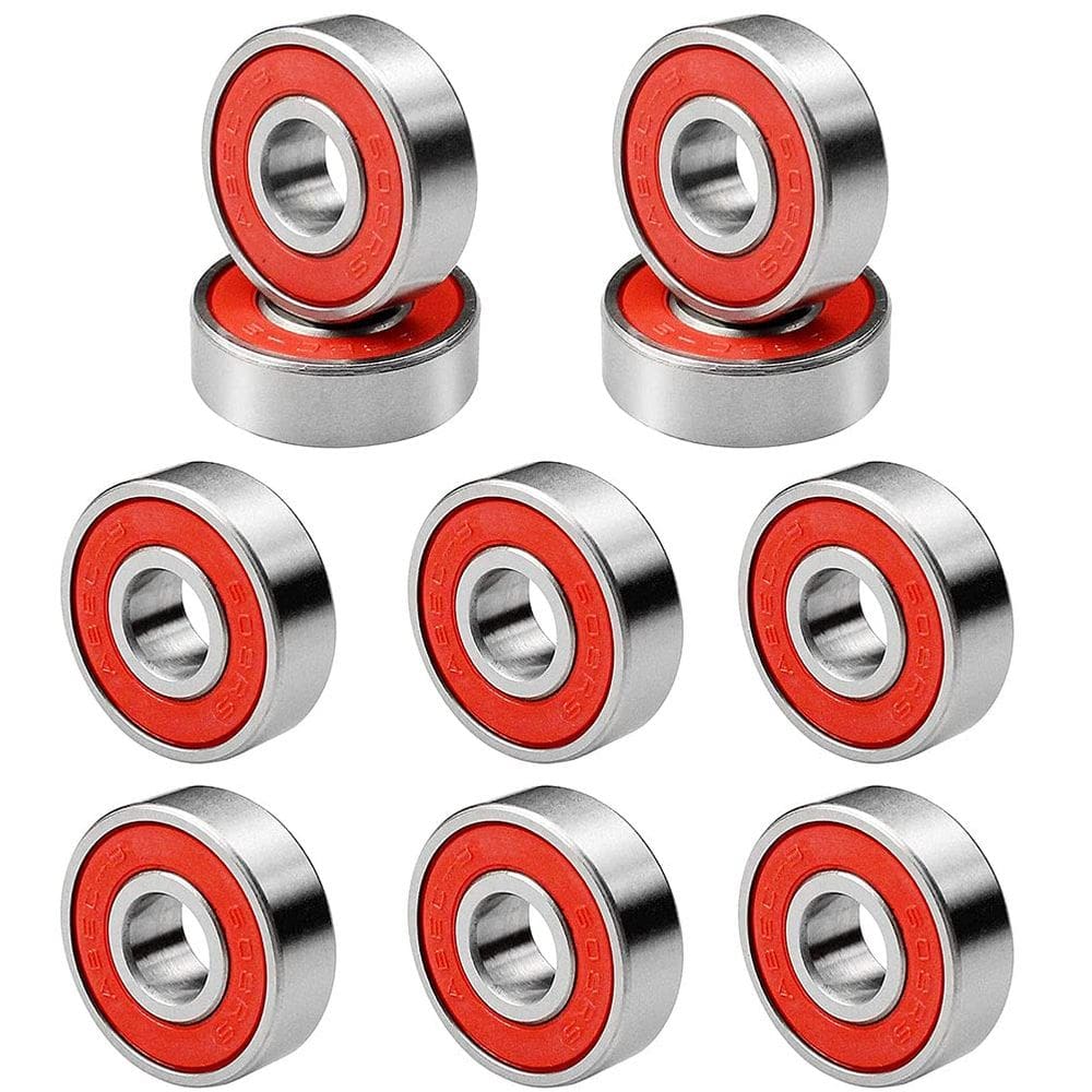 Rulemanes para Patineta Apofly 608RS- ABEC-7 Acero Rojo (10PCS)