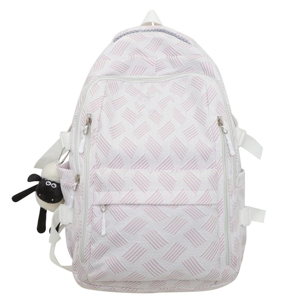 Mochila UNICOLD Kawaii de grande capacidade impermeável (roxa)