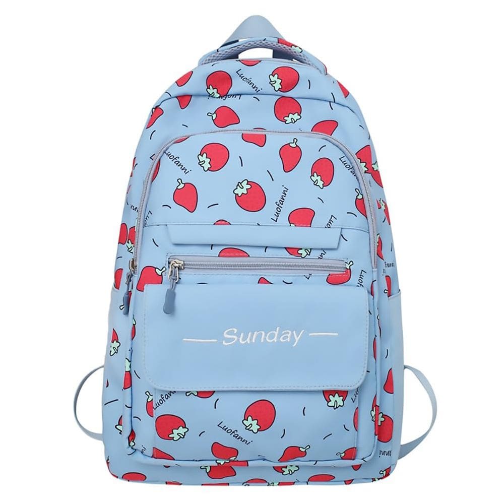 Mochila ASNAT Kawaii Strawberry Graphic para laptop 45L