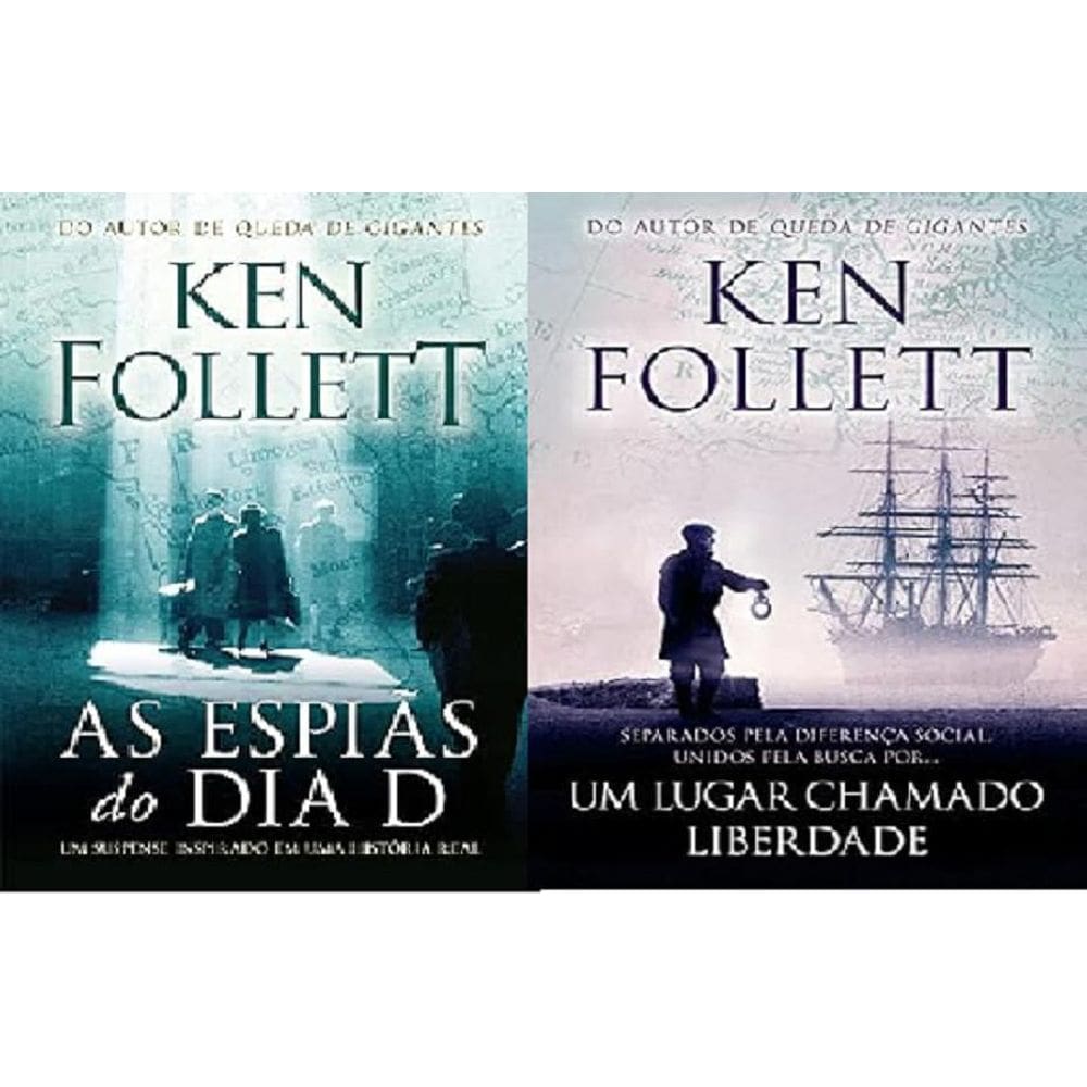Kit 2 Livros Ken Follett As Espiãs Do Dia D + Um Lugar