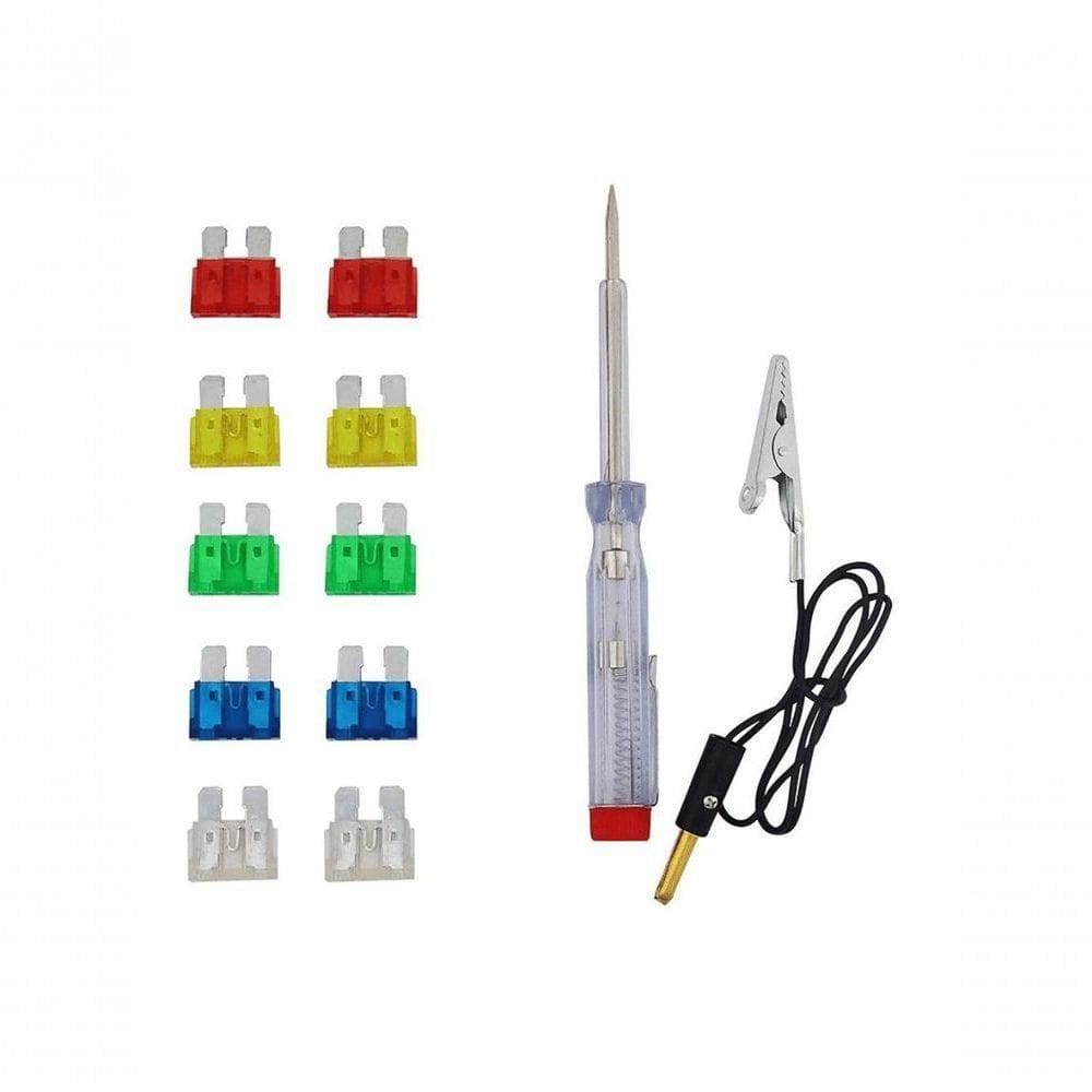 Jogo De Fusiveis Automotivo Western Com 12 Pecas + Chave...