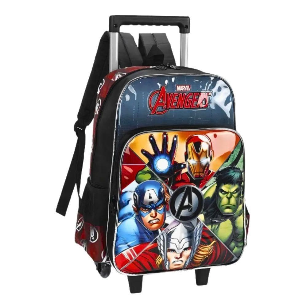 Mochila De Carrinho Avengrs Preto Luxcel Ic39766ag0600un
