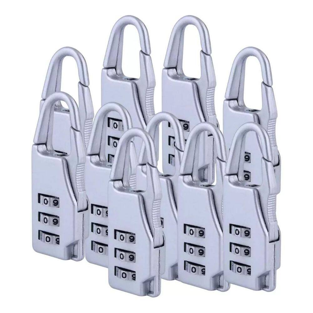 Cadeado Com Segredo Segurança Mala De Viagem Mochila Bolsa