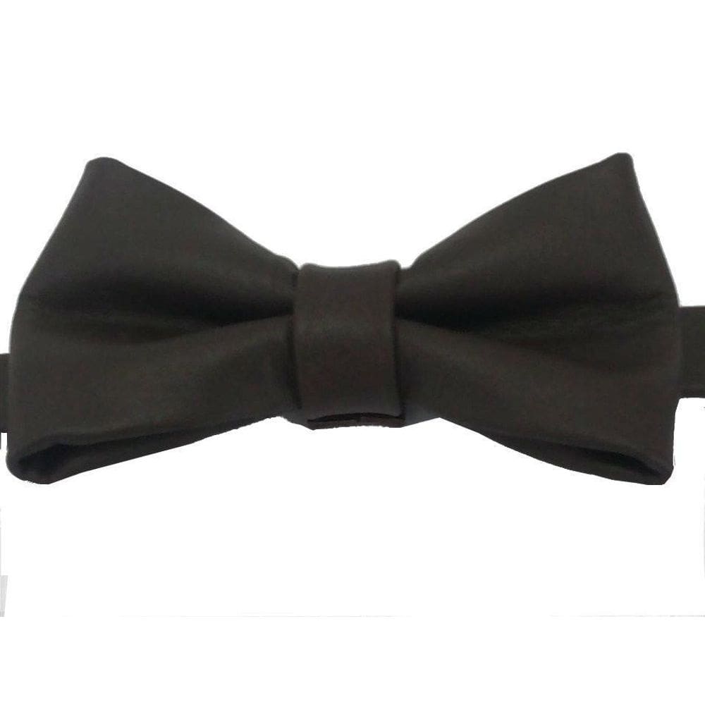 Gravata Borboleta Marrom GV002 Couro