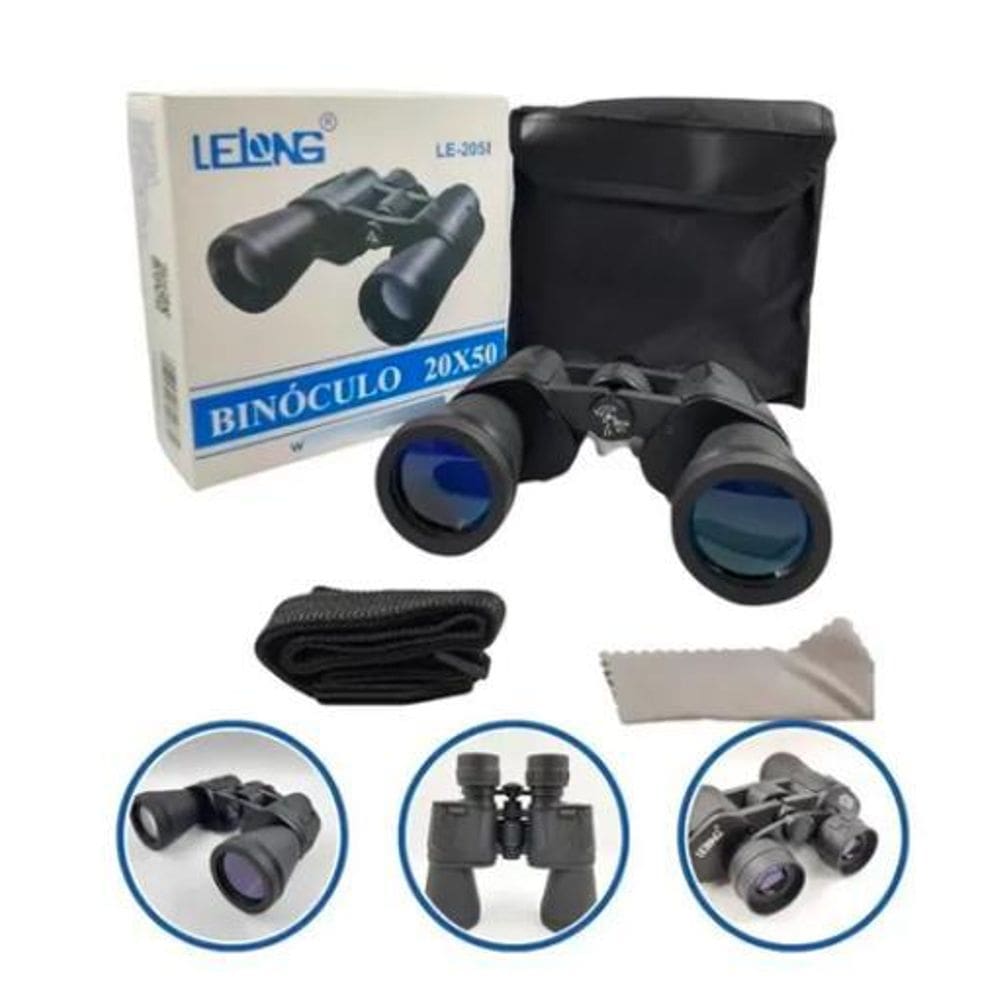 Binóculo 20X : Ajuste Focal, Emborrachado