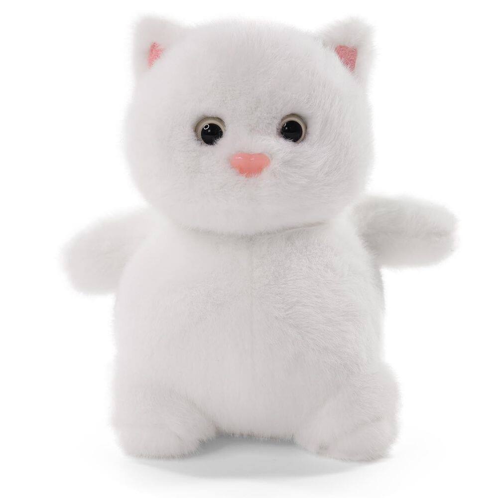 Brinquedo de pelúcia Sew Butiful 8 White Cat para crianças