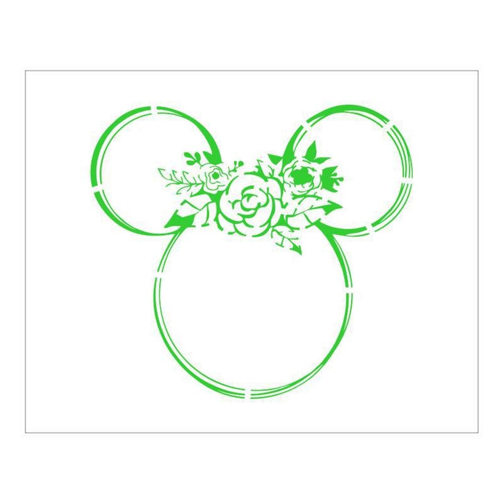 Stencil Tamako Floral - 20X25Cm - Ref B263