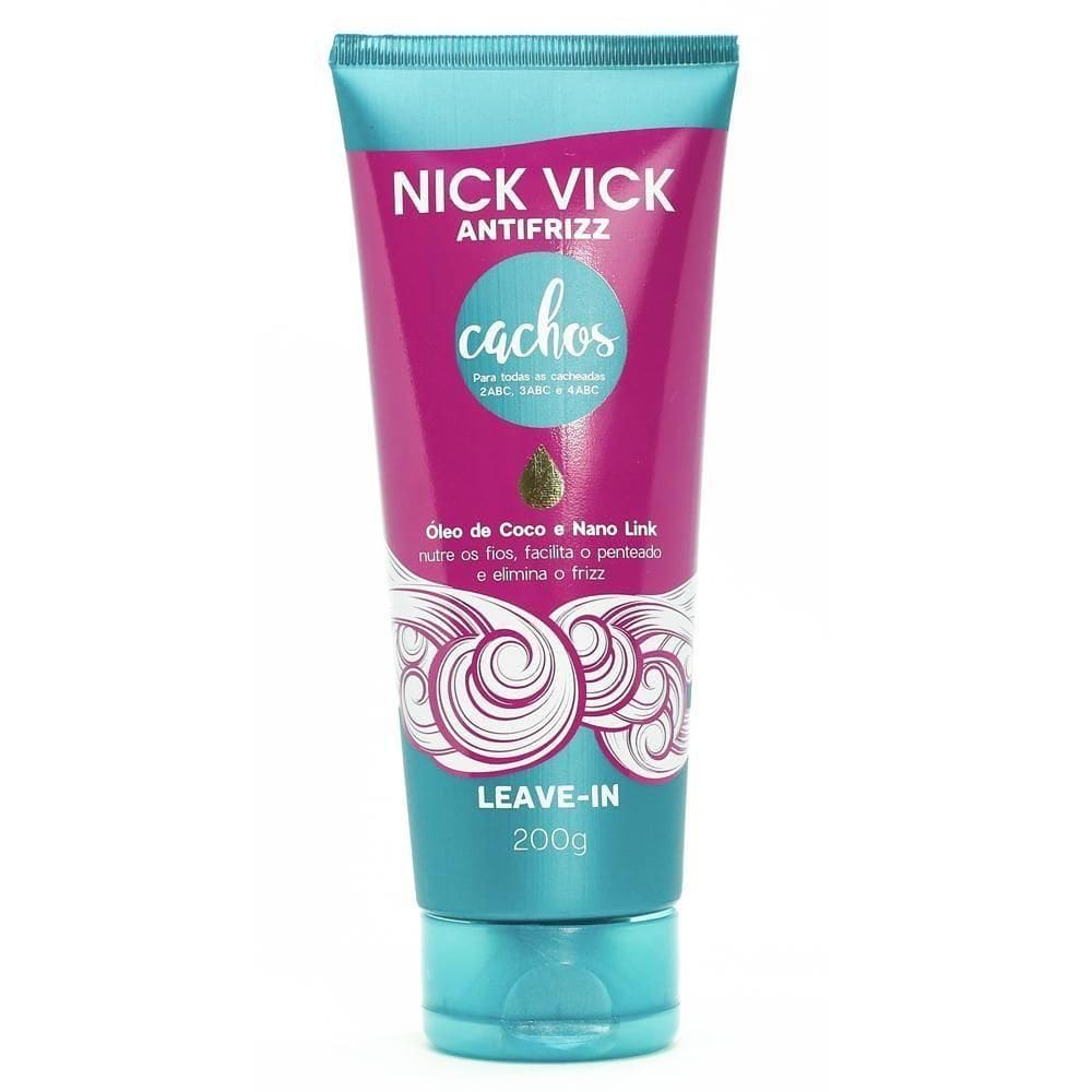 Leave-in Cachos Nick Vick Antifrizz 200g