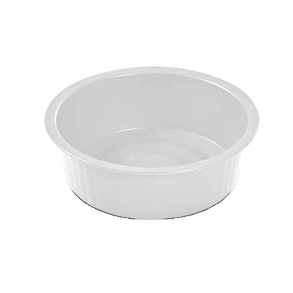 Bacia Canelada 2,5l Plasvale Branco