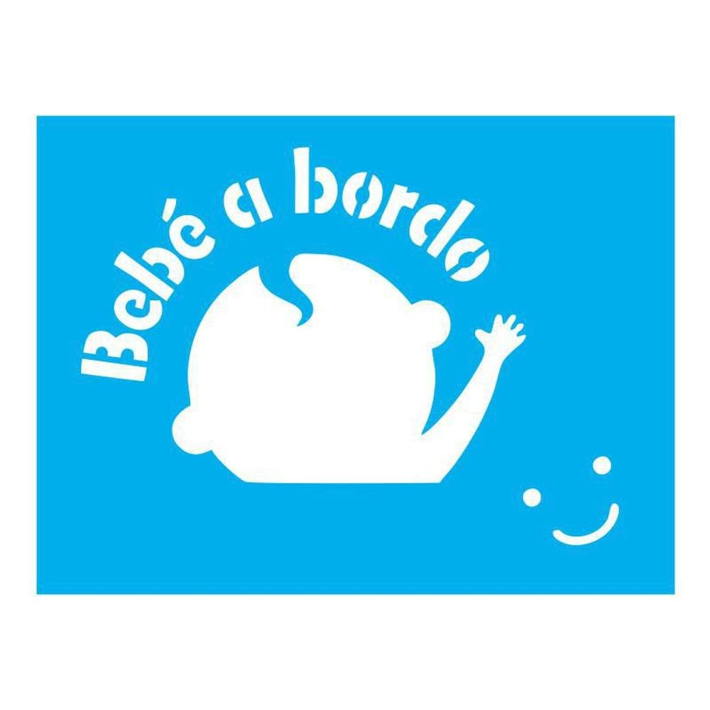 Stencil Tamako Bebê A Bordo - 15X20Cm - Ref 8787