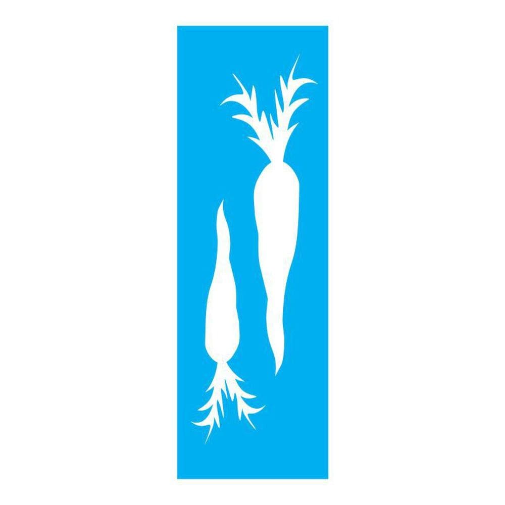 Stencil Tamako Cenoura Legumes - 10X30Cm - Ref 725