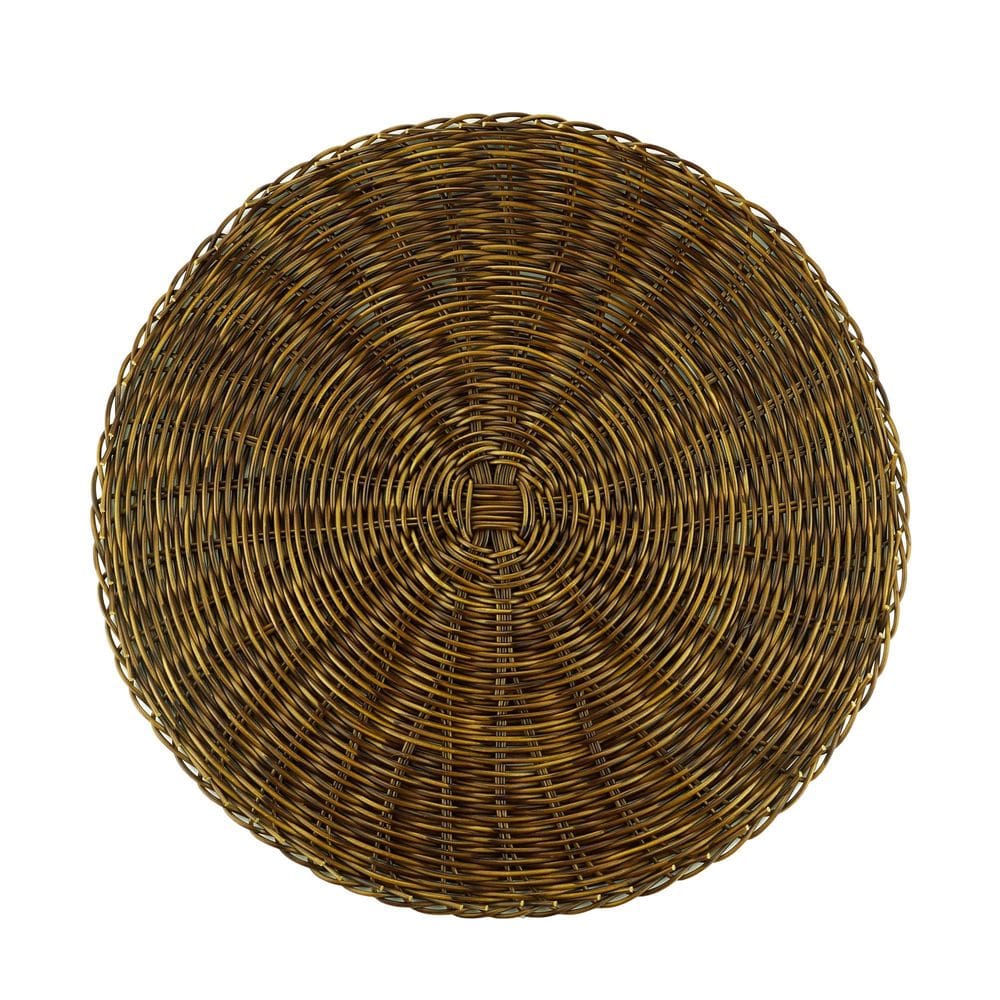 Lugar Americano Plástico Rattan Café 38Cm