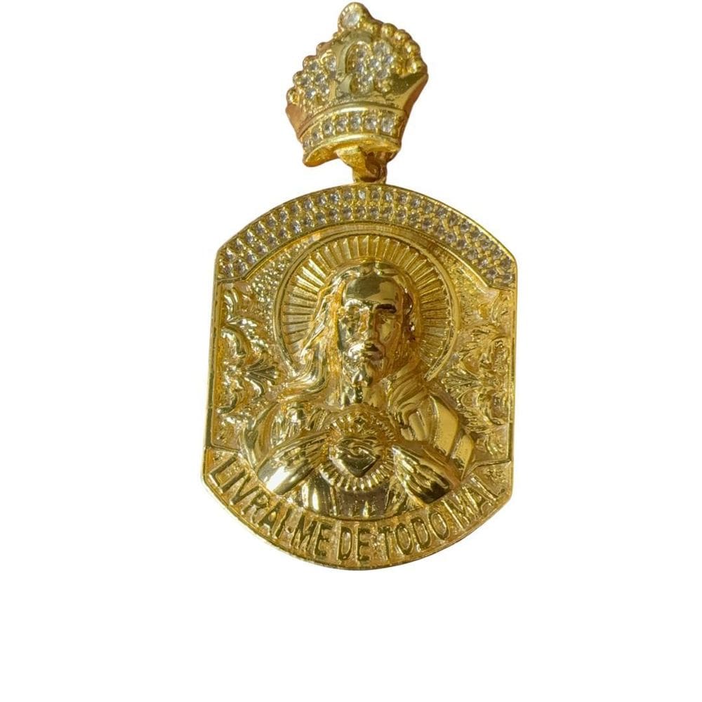 Pingente Jesus - Banhado A Ouro 18K