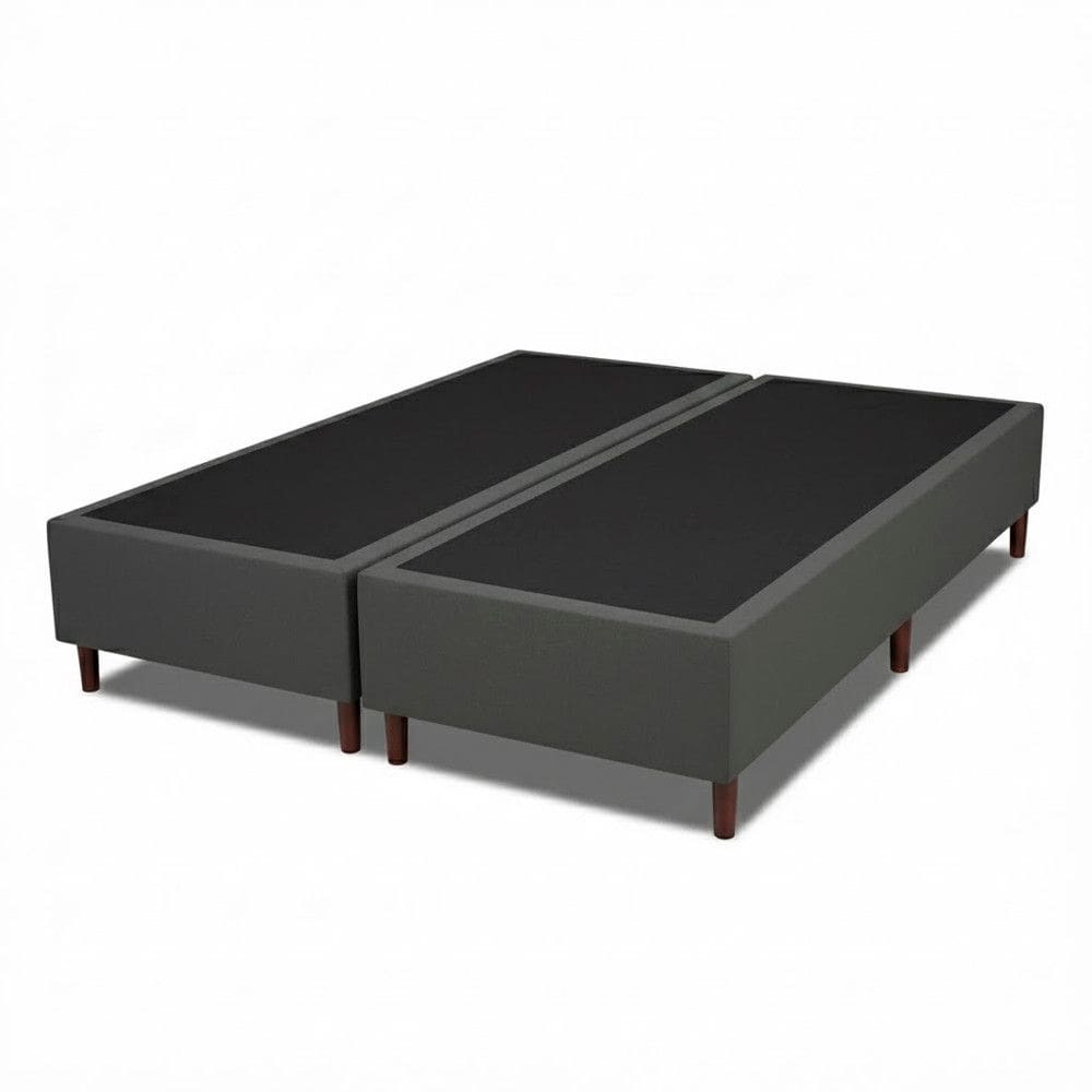 Base Box Queen Size Casal Prince Sued 50x158x197cm