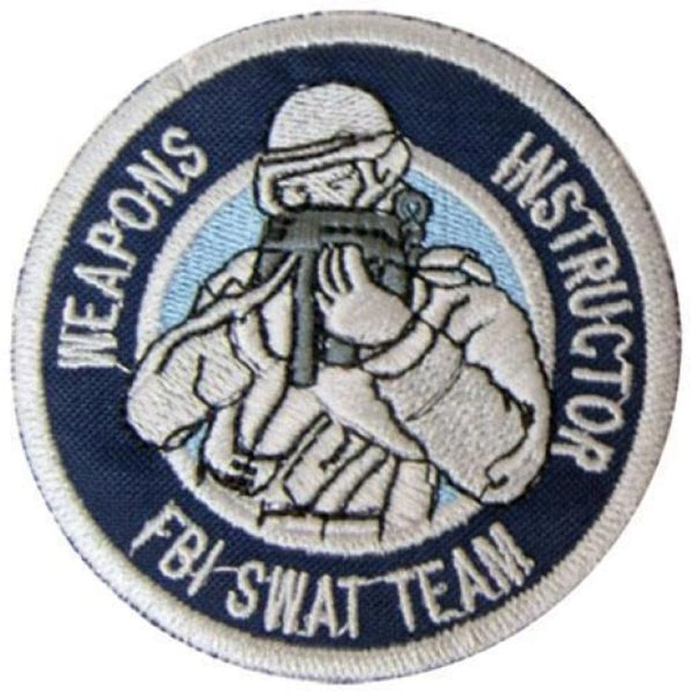 Patch Bordado Fbi Swat Team Com Fecho De Contato
